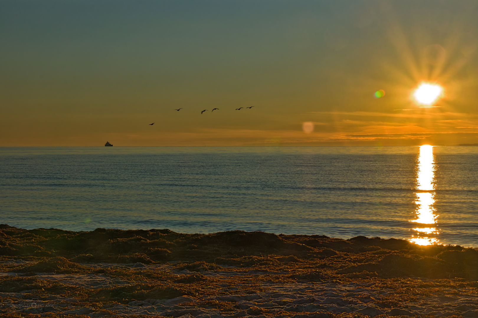 Sonnenaufgang über der Ostsee bei Haffkrug