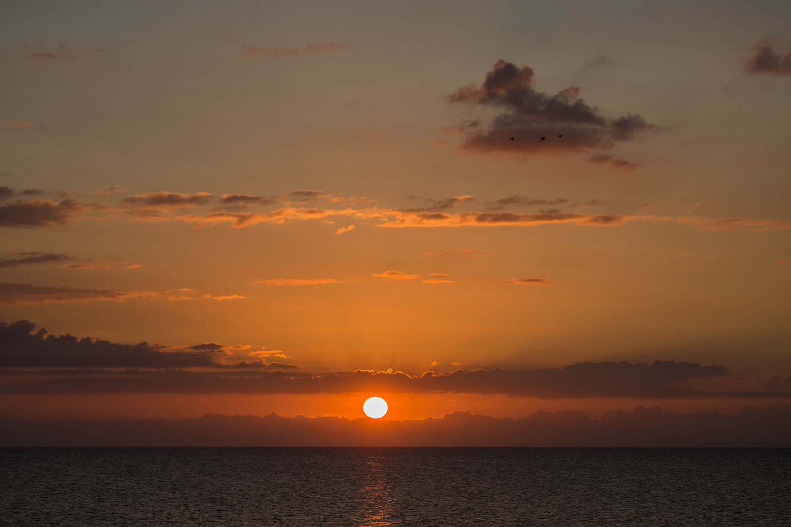 Sonnenaufgang über der Ostsee