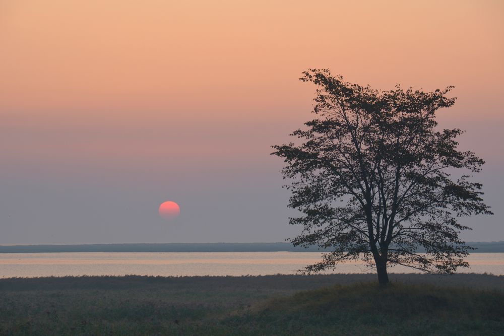 Sonnenaufgang über der Ostsee