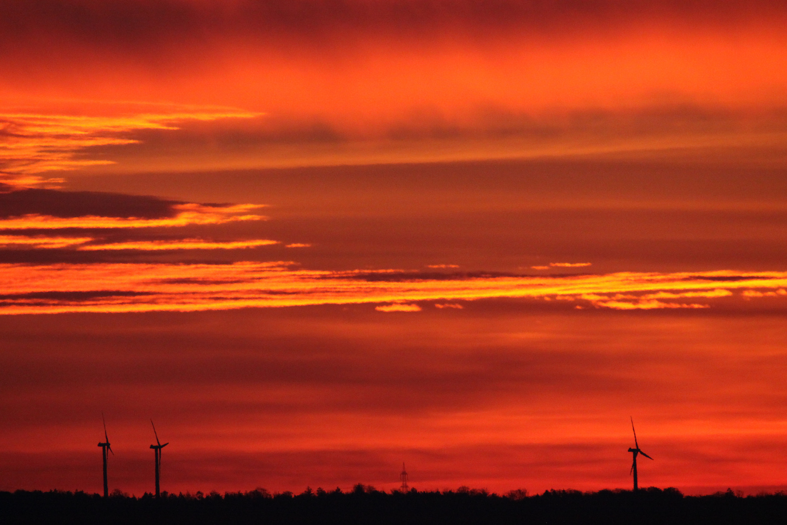 Sonnenaufgang über der Ottensteiner Hochebene