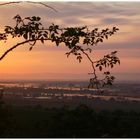 Sonnenaufgang über der Rheinebene