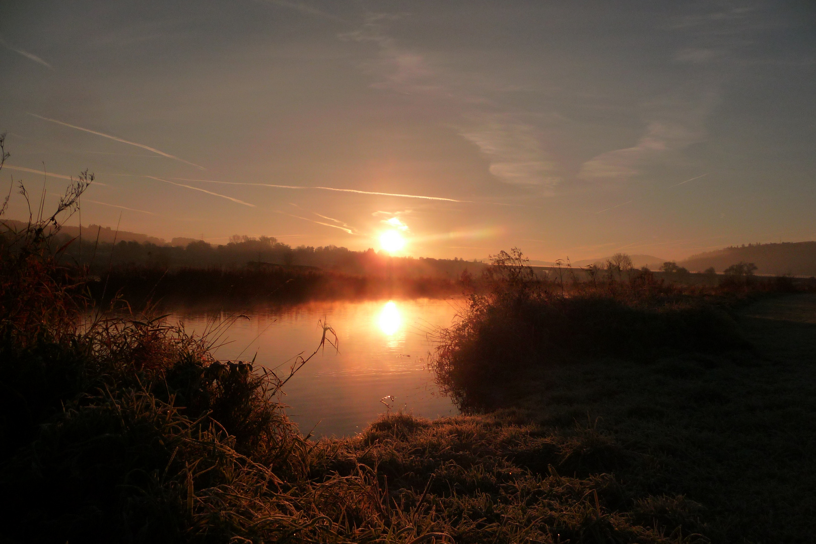 Sonnenaufgang über der Ruhr