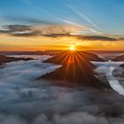 Sonnenaufgang über der Saarschleife