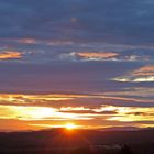 Sonnenaufgang über der Sächsischen Schweiz...