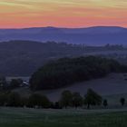 Sonnenaufgang über der Sächsischen Schweiz gestern Morgen 6.36 Uhr...