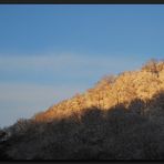 ...Sonnenaufgang über der "Schöneburg"...