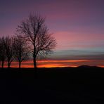 Sonnenaufgang über der schönen Oberlausitz