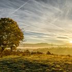 Sonnenaufgang über der Schwäbischen Alb