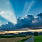 Sonnenaufgang über der Schwäbischen Alb