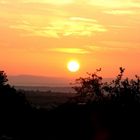 Sonnenaufgang über der Schwäbischen Alb