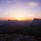 Sonnenaufgang über der Seiser Alm