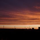 Sonnenaufgang über der Stadt