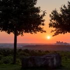 Sonnenaufgang über der Stadt