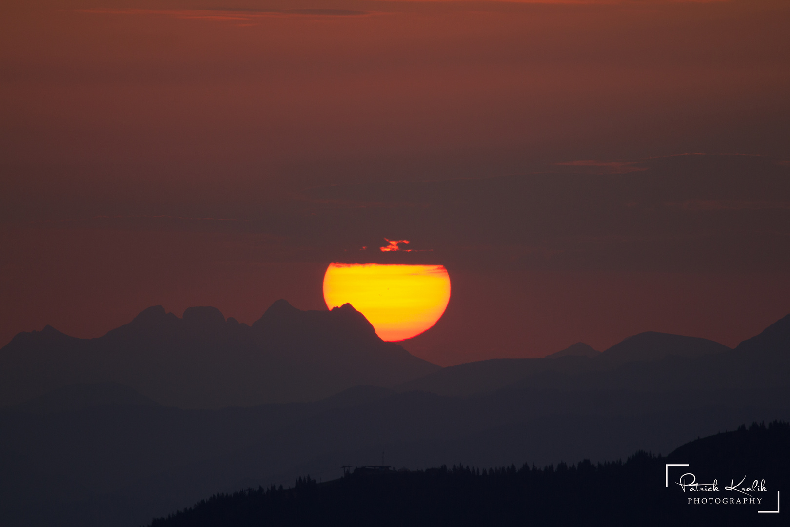 Sonnenaufgang  über der Steiermark