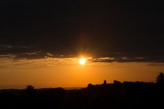 Sonnenaufgang über der Teufelsmauer