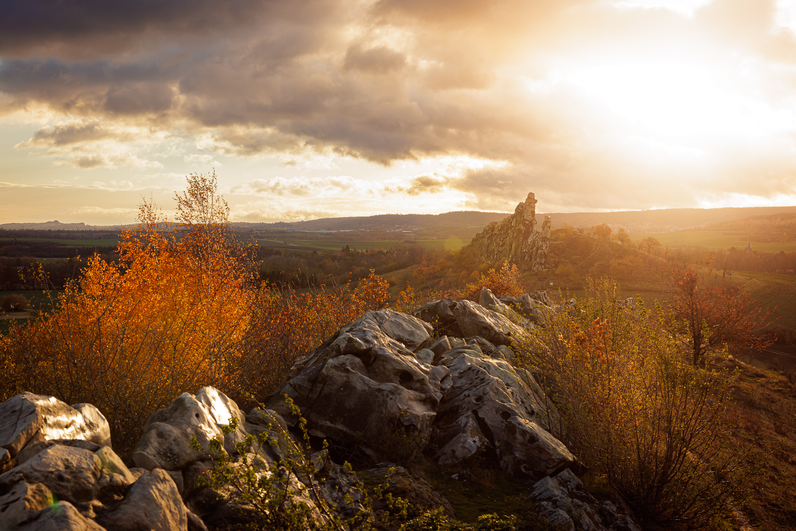 Sonnenaufgang über der Teufelsmauer