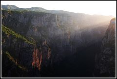 Sonnenaufgang über der Vikos-Schlucht - 2.Versuch