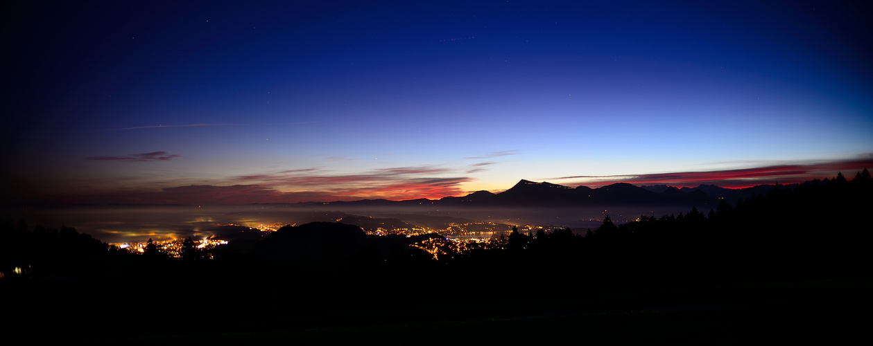 Sonnenaufgang über der Zentralschweiz !