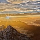 Sonnenaufgang über der Zugspitze 2 - HDR