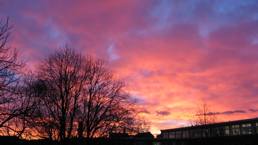 Sonnenaufgang über Dortmund