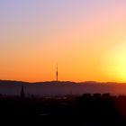 Sonnenaufgang über Dresden