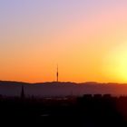 Sonnenaufgang über Dresden