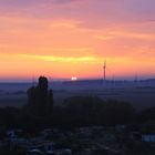 Sonnenaufgang über Düren