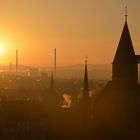 Sonnenaufgang über Esslingen am Neckar