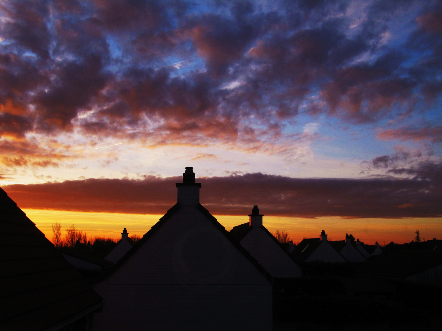 Sonnenaufgang über Flandern