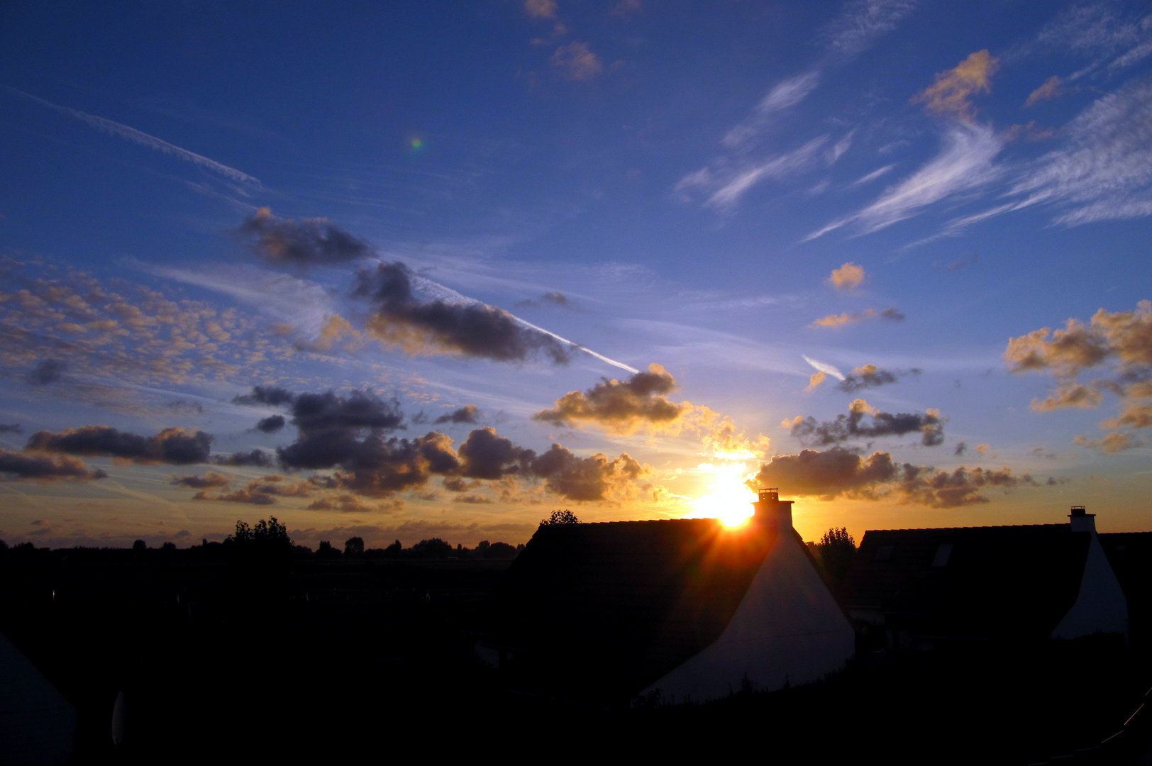 Sonnenaufgang über Flandern