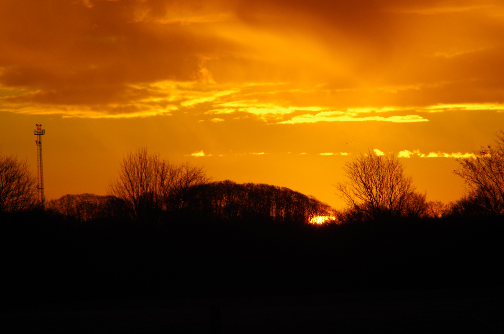 Sonnenaufgang über Flintbek 2