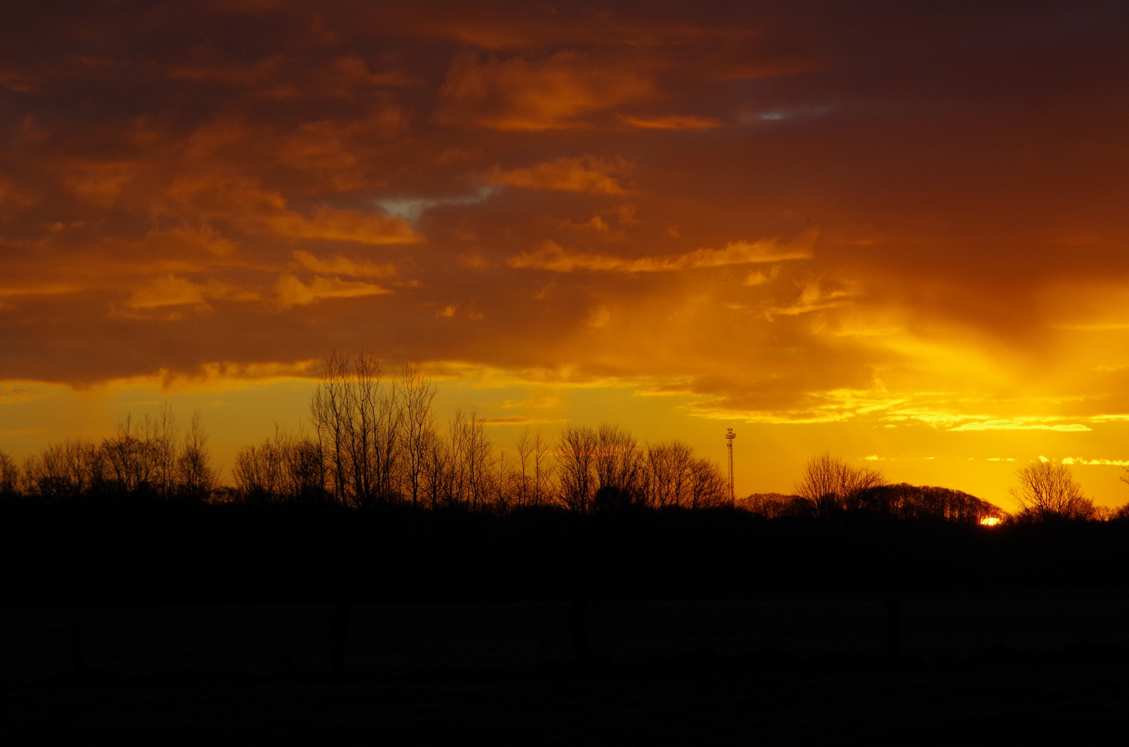 Sonnenaufgang über Flintbek