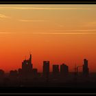 Sonnenaufgang über Frankfurt