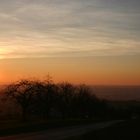 Sonnenaufgang über Frauenstein bei Wiesbaden