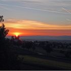 Sonnenaufgang über Fuchsmühl am Steinwald