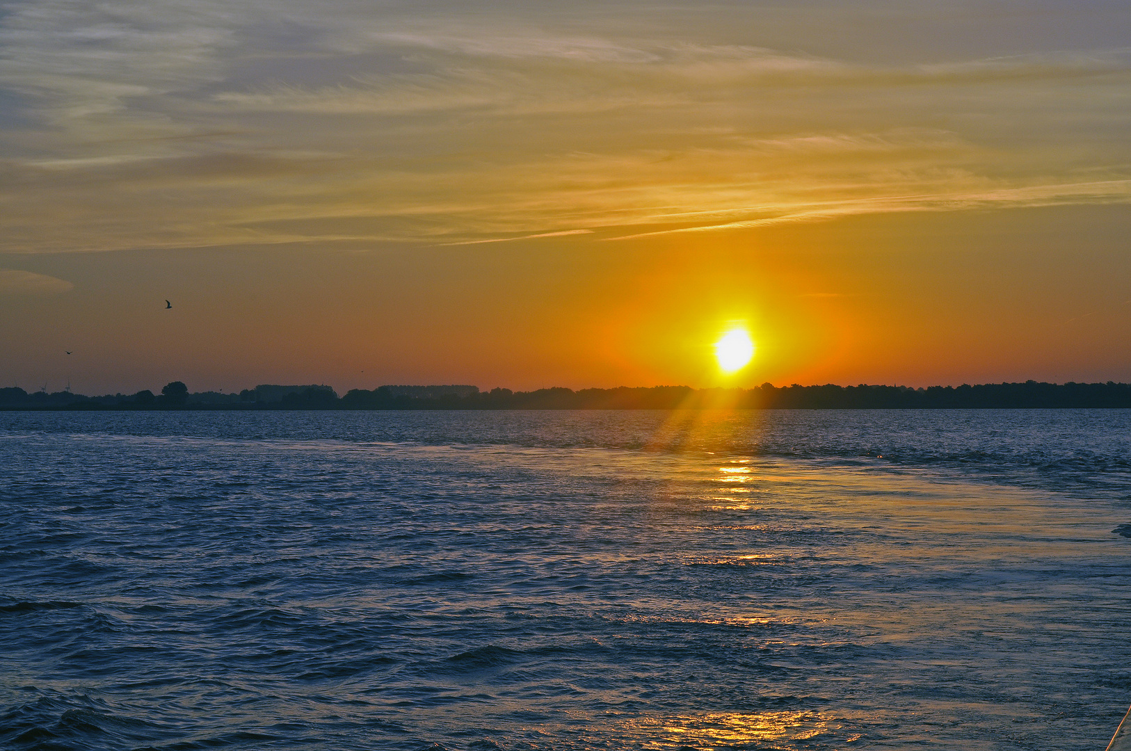 Sonnenaufgang über Glückstadt