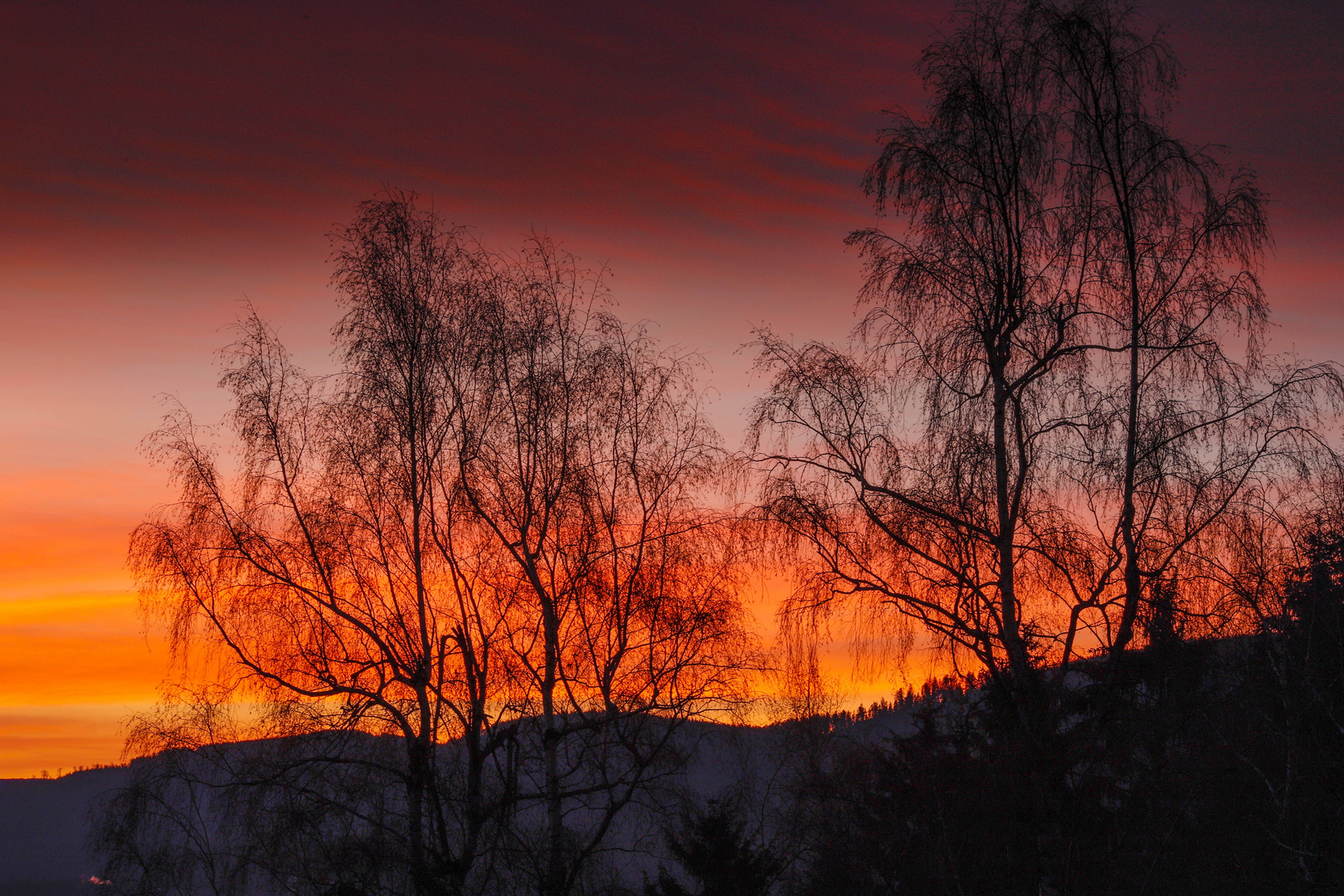 Sonnenaufgang über Goslar