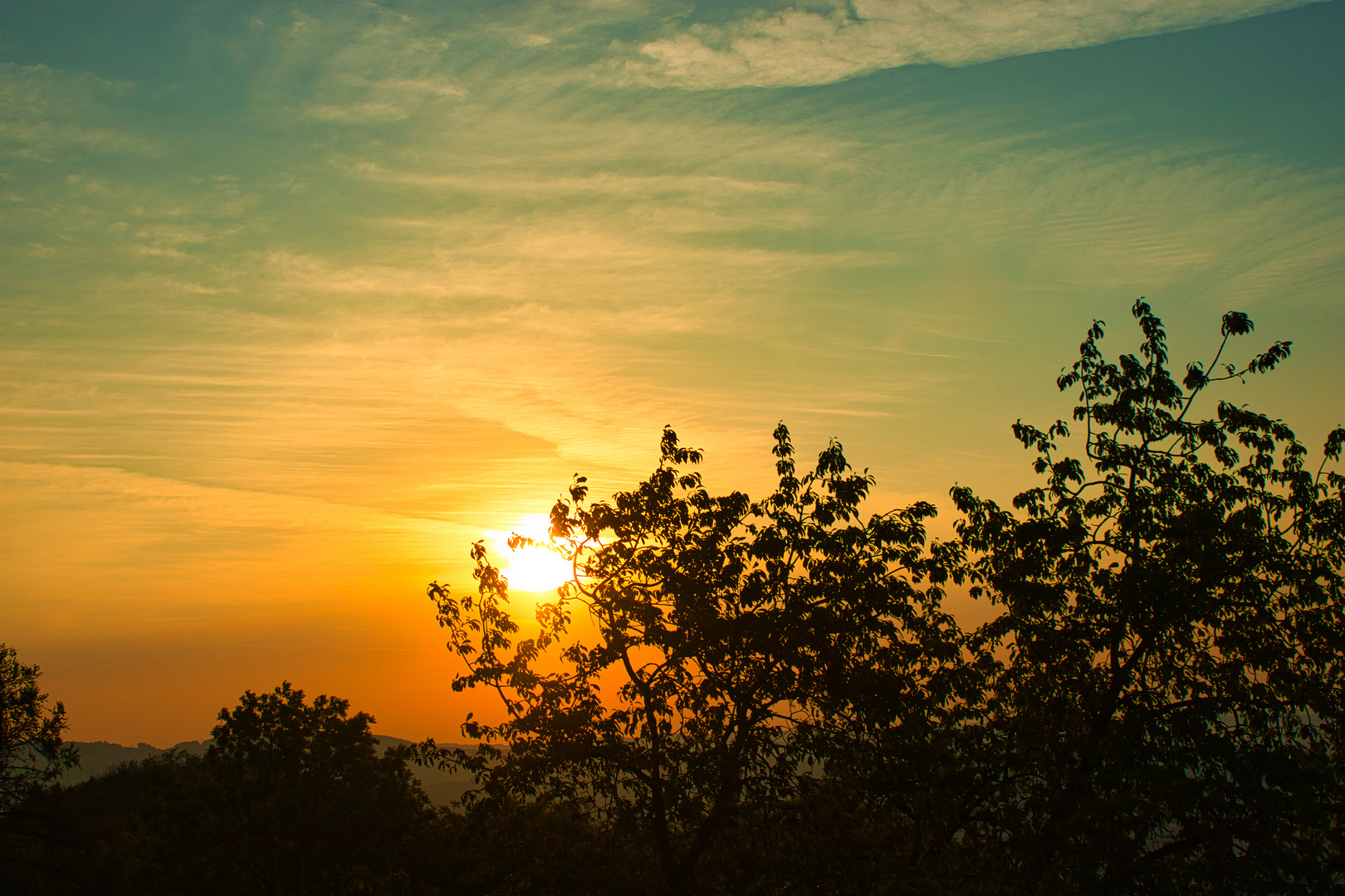 Sonnenaufgang über Graz