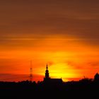 Sonnenaufgang über Greifswald