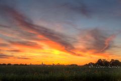 Sonnenaufgang über Greifswald