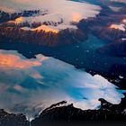 Sonnenaufgang über Grönland