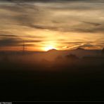 Sonnenaufgang über Großkarolinenfeld