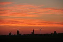 Sonnenaufgang über Halberstadt am Earth Day