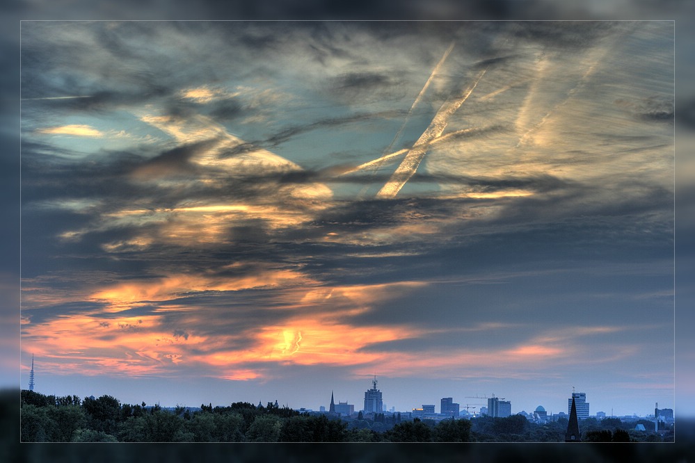 Sonnenaufgang über Hannover