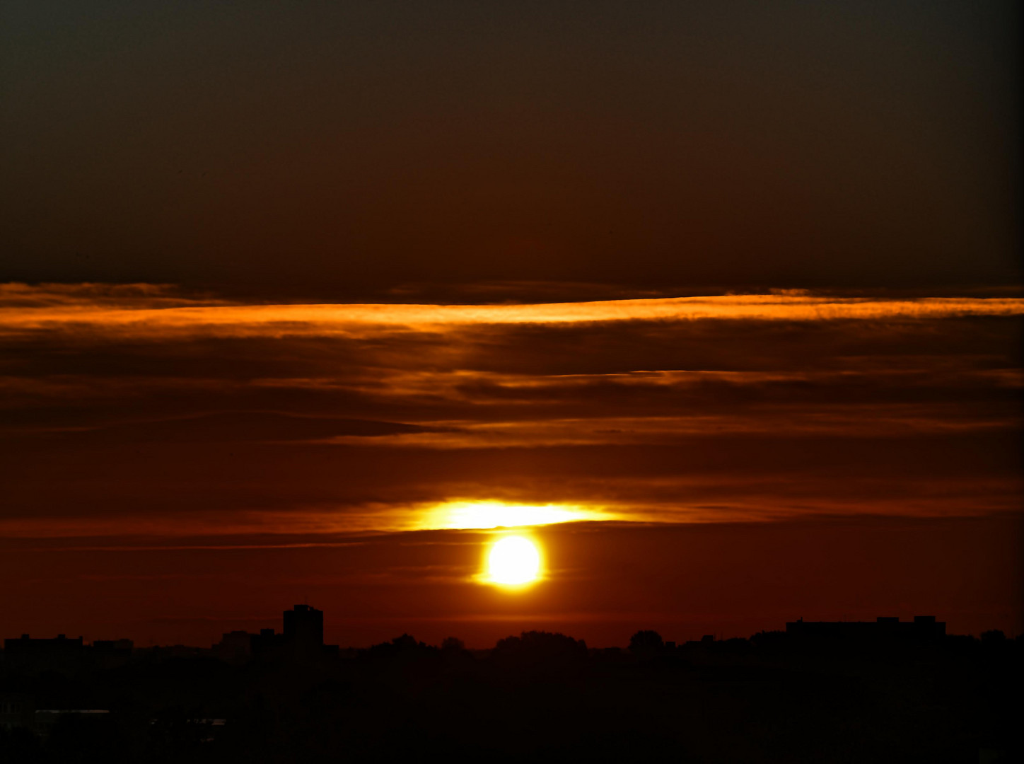 Sonnenaufgang über Hannover