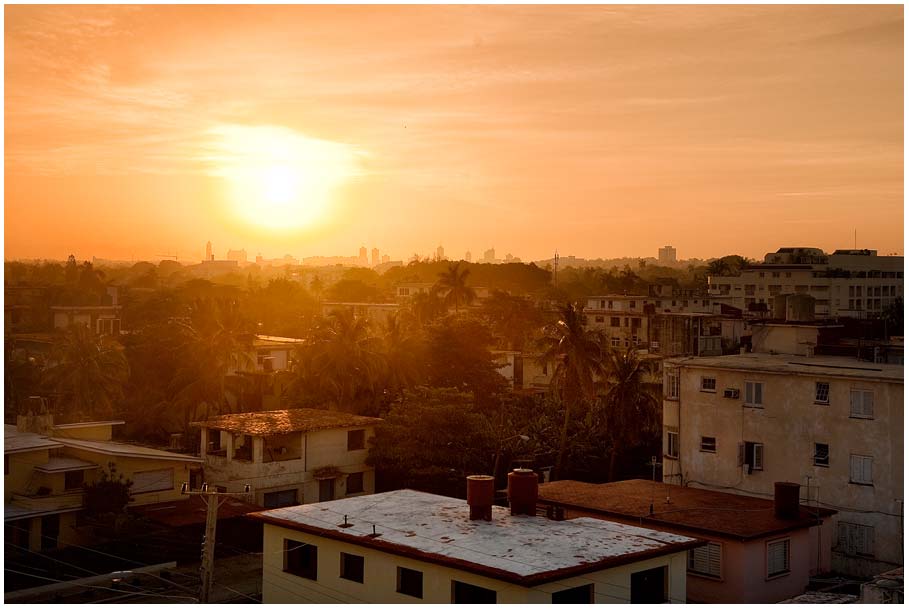 Sonnenaufgang über Havanna...