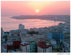 Sonnenaufgang über Havanna (Cuba)