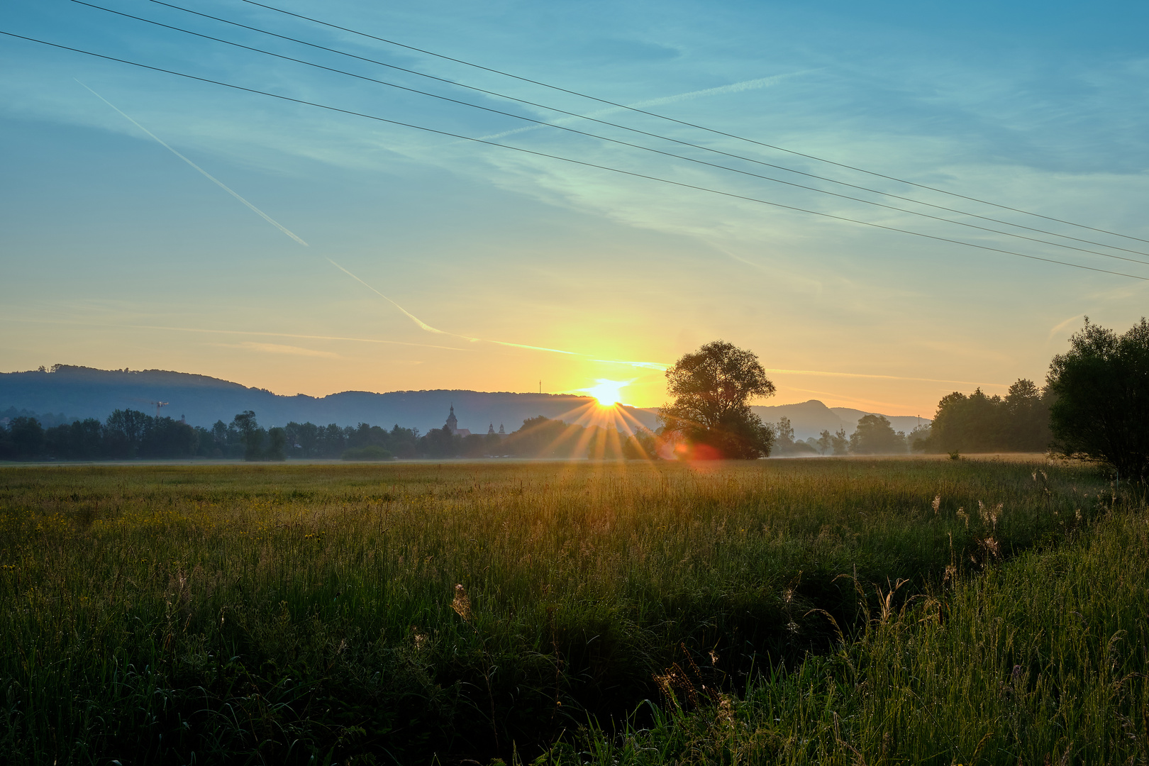 Sonnenaufgang über Hersbruck 