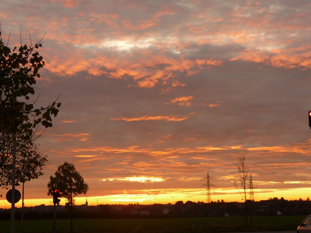 Sonnenaufgang über Herzogenrath