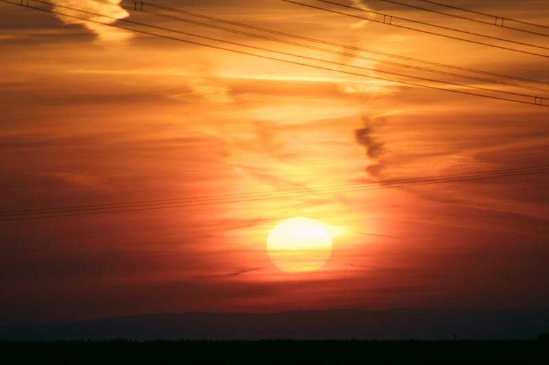 Sonnenaufgang über Hessen II